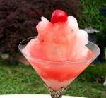 Canadian Cherry Snow Cone for Adults Appetizer
