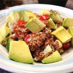 Spanish Quinoa Salad with Avocado Appetizer