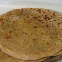 Indian Griddle Fried Potato Flatbreads Aloo Paratha Other