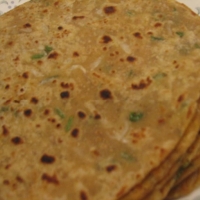Indian Griddle-Fried Radish Flatbreads Mooli Paratha Breakfast
