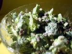American Broccoli Grape Spring Salad Appetizer