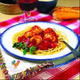 Canadian Spaghetti and Chicken Meatballs 1 Drink