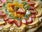 American Cheesecake and Fruit Dessert Pizza Dinner