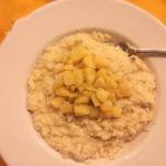 French Gorgonzola Risotto and Caramelized Apples Appetizer
