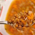 American Greek Lentil Soup fakes Recipe Appetizer