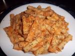 American Penne With Tomatoes and Cream Appetizer