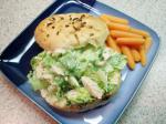 American Caesar Salad Sandwiches With Chicken Dinner