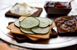 British Cheddar Cucumber and Marmalade Sandwiches Recipe Appetizer