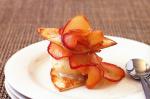 American Caramelised Apples With Sweet Tortillas Recipe Dessert