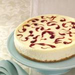 American White Chocolate Raspberry Cheesecake 1 Dessert