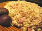American Chestnut and Bacon Risotto With Savoy Cabbage Dinner