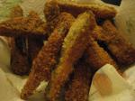 American Fried Portabella Mushroom Strips Appetizer