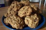 American White Chocolate Strawberry and Oatmeal Cookies Dessert