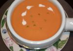 British Lowfat cream of Tomato Soup Appetizer