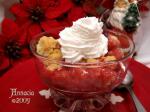 French Cranberry Pear Cobbler Dessert