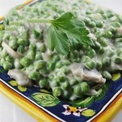 British Creamy Mushroom Peas Recipe Appetizer