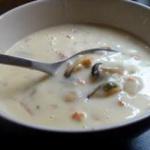 French Crockpot Seafood Chowder Soup