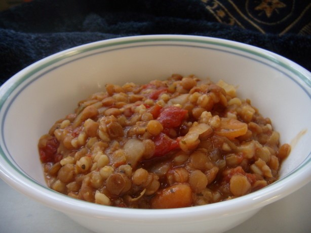 Italian Italian Lentil and Barley Soup Appetizer