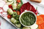 Canadian Newstyle Crudites With Rocket Salsa Recipe Appetizer