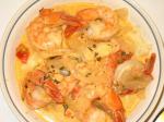 American Low Country Shrimp and Grits Appetizer