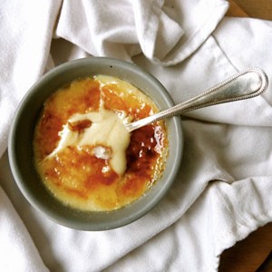 French Peppermint Creme Brulee BBQ Grill