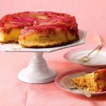 French Rhubarb Upside Down Cake 6 Dessert