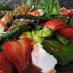 American Asparagus Salad with Strawberries Appetizer