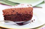 Canadian Chocolate And Cherry Nougat Mud Cake Recipe Dessert