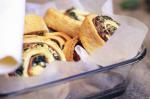 Canadian Prosciutto Spinach and Feta Scrolls Recipe Appetizer