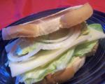 American Three Avocado Sandwiches Appetizer