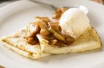American Crepes With Caramelised Apple Recipe Breakfast