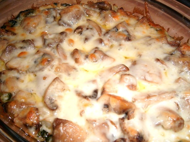 American Mushrooms Florentine 2 Dinner