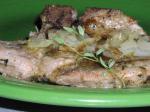 American Pork Chops with Thyme Sauce BBQ Grill