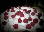 American Raspberry Cream Marshmallow Puff Pie Dessert