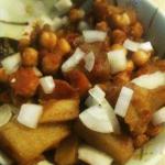 Indian Chickpea and Potato Recipe Appetizer