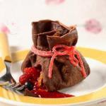 British Crepes Chocolate and Fruit Dessert