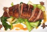 Canadian Five Spiced Duck Breast With Bok Choy and Gai Larn Appetizer