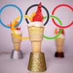 American Olympic Torch Citrus Cupcakes Dessert