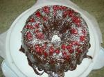 American Chocolate Cherry Truffle Cake Dessert