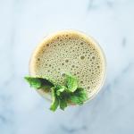 American Mint Chocolate Chip Smoothie Drink