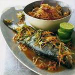 Chinese Asian Spiced Sea Bass Dinner