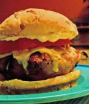 American Chicken Cheeseburgers With Lemon Mayonnaise Appetizer