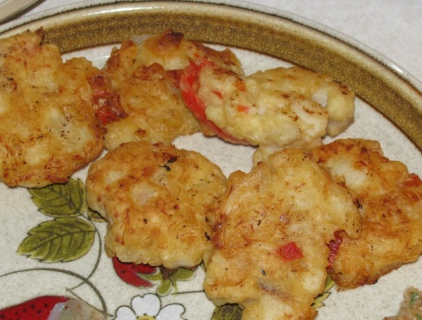 American Easy Cod Fish Fritters Appetizer