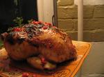 American Pomegranate Glazed Cornish Game Hens Dessert
