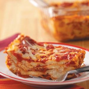 American Simple Lasagna Dinner