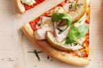 Italian Chicken Pear And Rocket Pizza Recipe Dinner