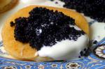 British Tiny Pancakes For Caviar Recipe Appetizer