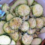 American Courgettes with Lemon and Parmesan Cheese Appetizer