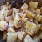 American Salad of Potatoes and Red Onions Appetizer