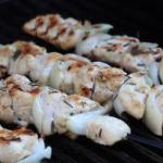 American Skewers of Chicken Marinated in Rosemary Appetizer